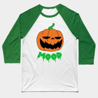 Halloween Funny Pumpkin Jack-o-lantern Mood Costume Baseball T-Shirt